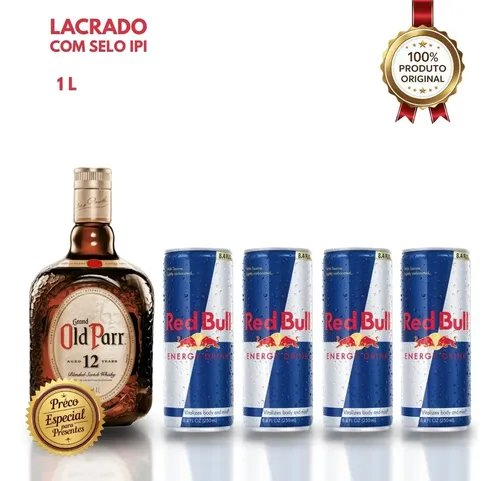 COMBO OLD PARR C/ RED BULL